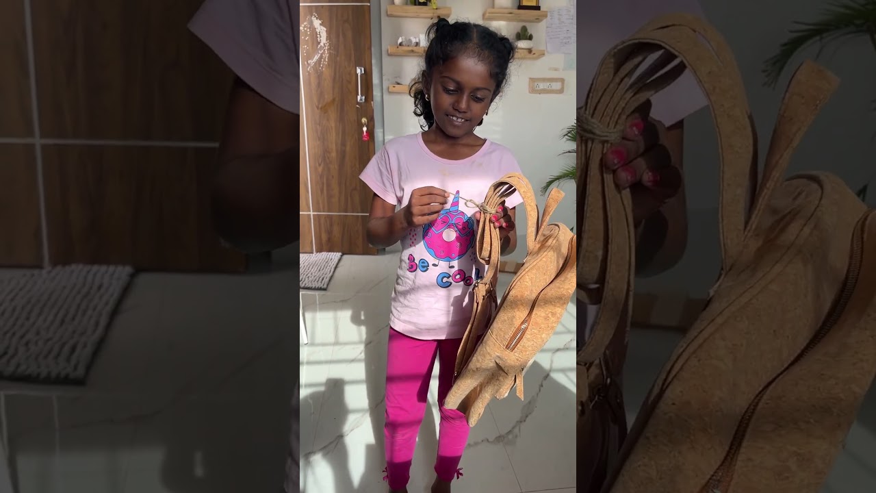 Bag from banana Fiber - eco friendly bags - sustainable bags - kids review