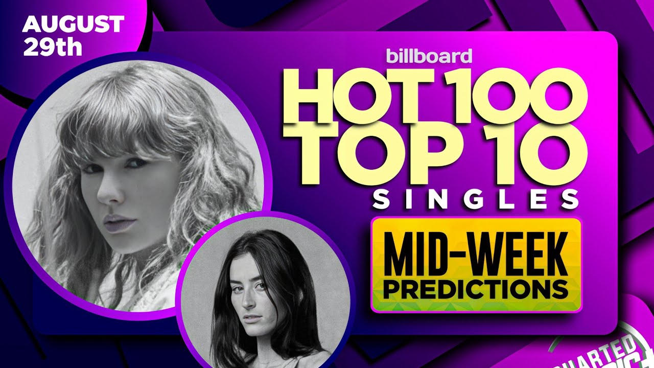 Прогноз на середину недели | Billboard Hot 100, топ-10 синглов | 29 августа 2026 г.