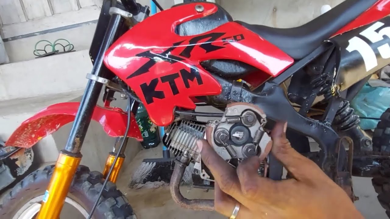 COMO TROCAR  EMBREAGEM DE MINI MOTO 49CC MOTOR 2 TEMPOS ✅😎