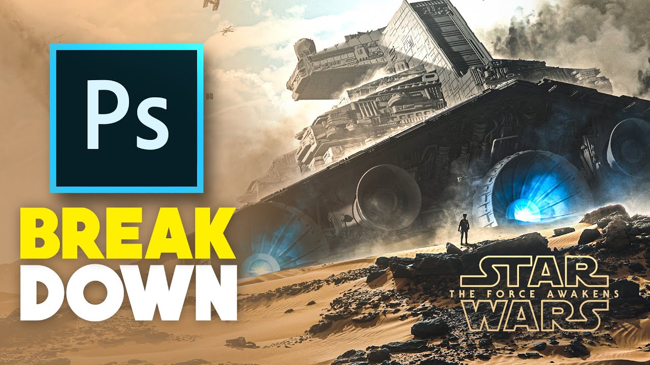 How I made the Battle of Jakku! (photoshop)