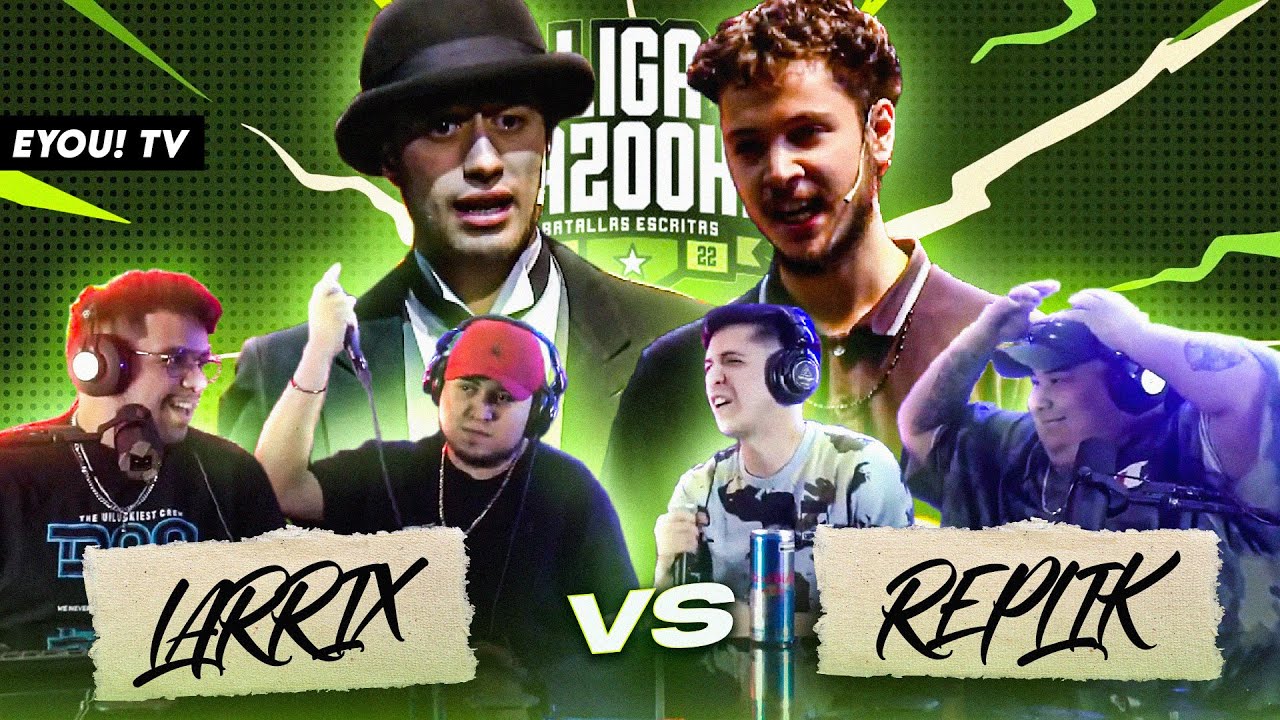 ¡ESO ES LO QUE SIGNIFICA ESTAR VIVO! - Reacción a REPLIK vs LARRIX en LIGA BAZOOKA - EYOU TV