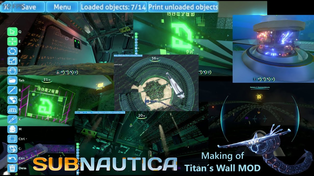 Titan&acute;s Wall Mod for SUBNAUTICA - Making of (07)