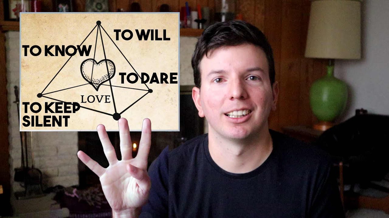 🔺 Witch's Pyramid to Cast More Powerful Spells: To Know, To Will, To Dare, To Keep Silent