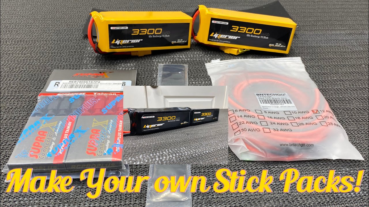 How To Make 12s Stick Packs! Any Size You Want!