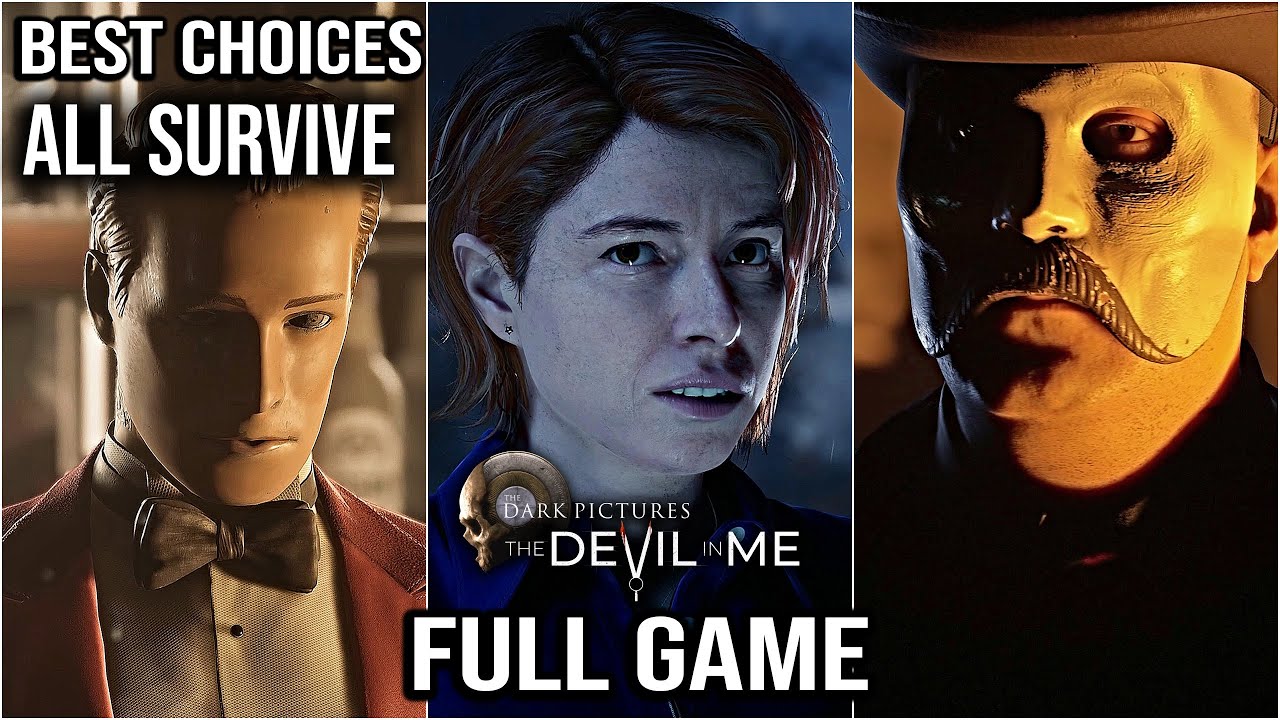 The Devil in Me FULL Game Walkthrough - (Best Ending, All Survive) (The Dark Pictures Anthology)