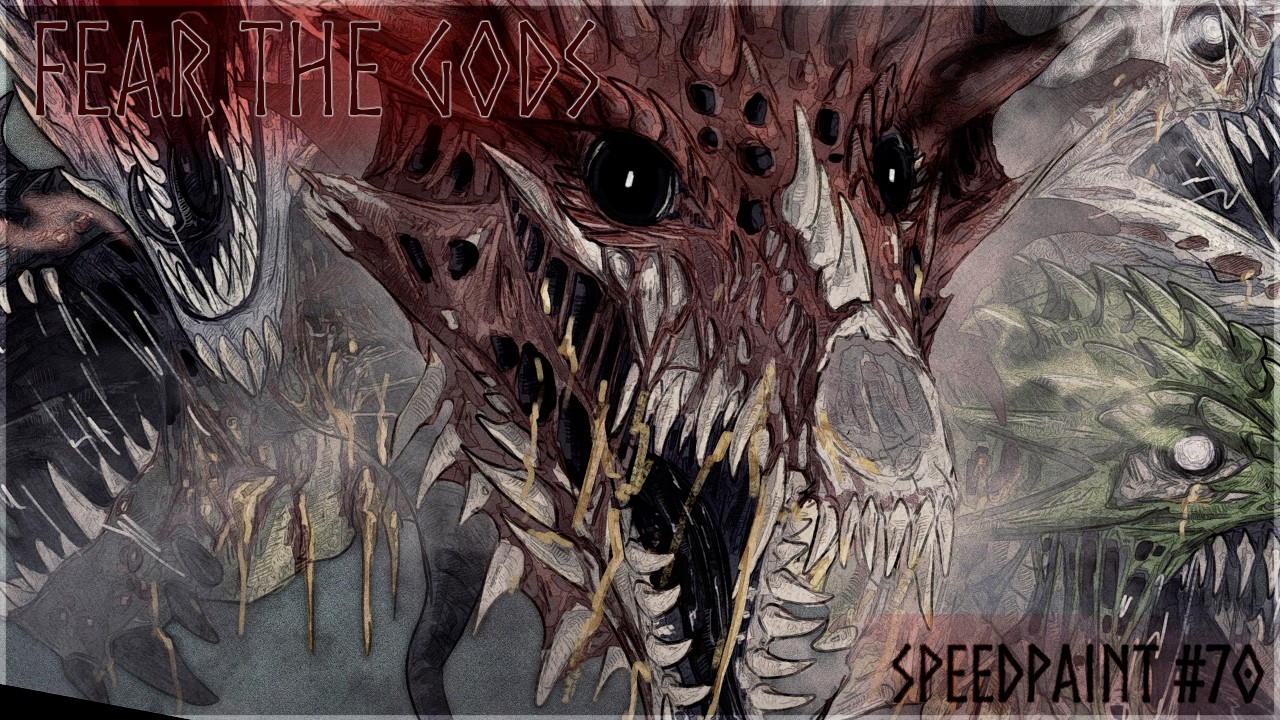 Fear The Gods | Commission (D&D) | Art Process #70