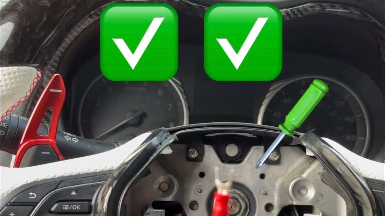 How to do the WIRING on Q50 LED carbon steering wheel.