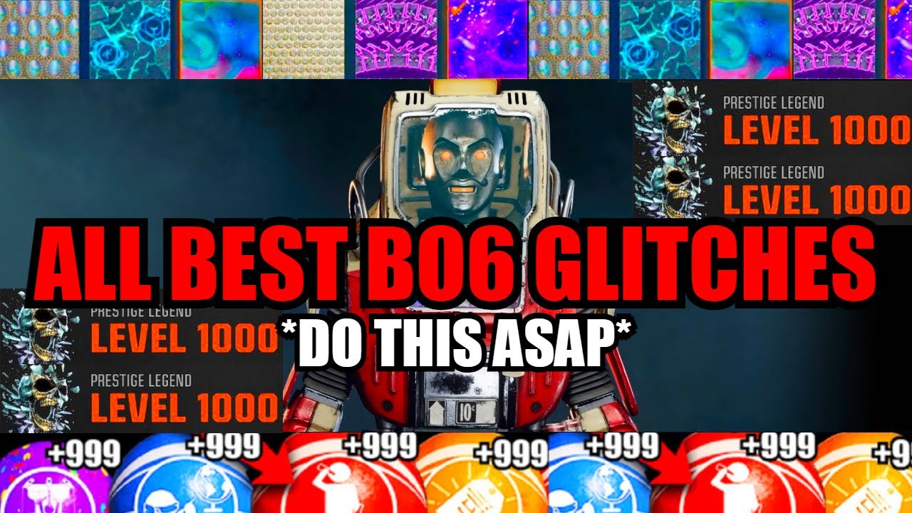 *DO ASAP* ALL SOLO BEST BO6 GLITCHES! LEVEL 1000/CAMOS/XP/GOBBLEGUMS! BO6 GLITCH! BO6 ZOMBIES GLITCH