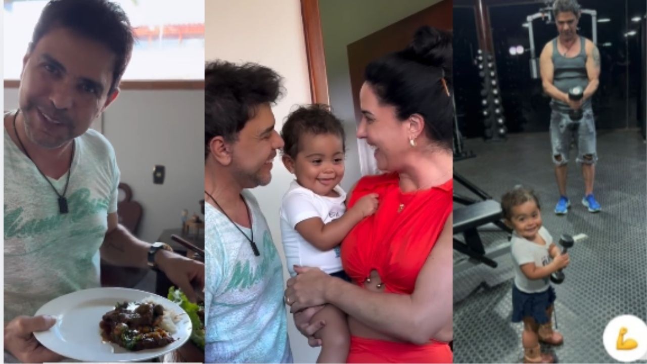 ZEZÉ DI CAMRGO MOSTRA COMIDA ESPECIAL QUE GRACIELE FEZ PARA ELE | FÉRIAS NA FAZENDA