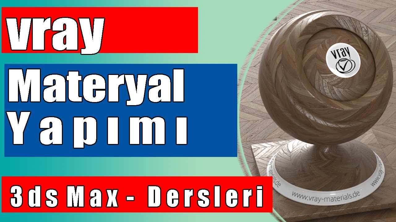 Vray materyal Nasıl Yapılır - Tüm Detayları #vraydersleri