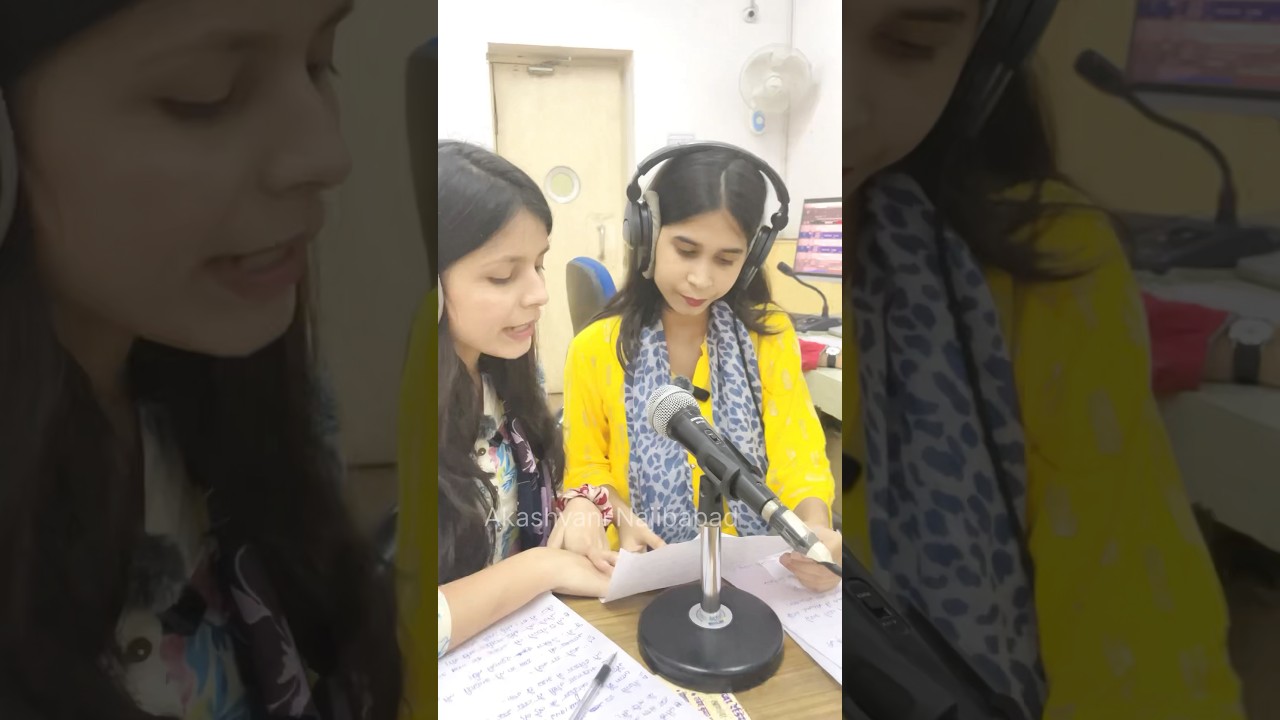 A day in the life of Akashvani Presenters | Akashvani Najibabad | Radio station | Radio show #rj