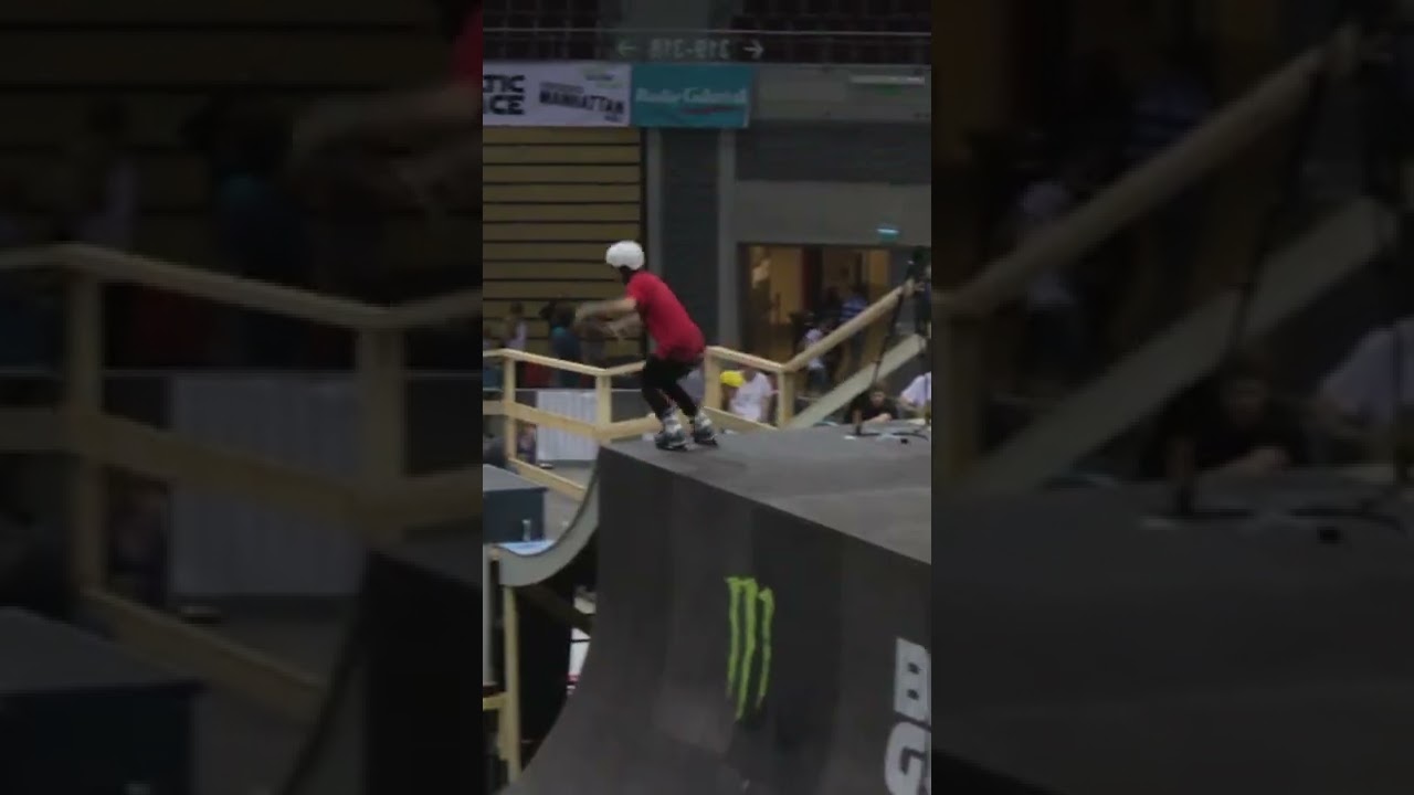 Josh Glowicki 180 Gap Baltic Games 2012 #rollerblading #shorts #hedonskate