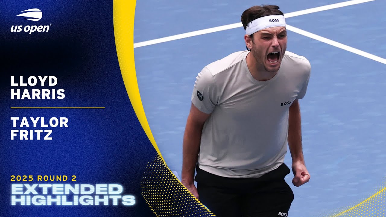 Lloyd Harris vs. Taylor Fritz Extended Highlights | 2025 US Open Round 2