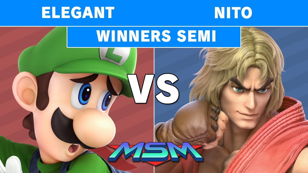 MSM 215 - Nito (Ken, Ryu) Vs NVR | Elegant (Luigi) Winners Semis - Smash Ultimate