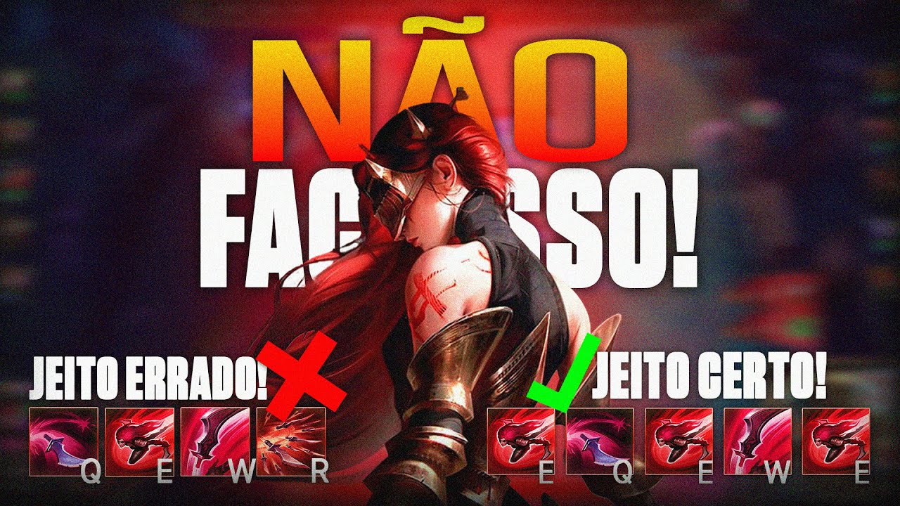 QUAL A DIFERENÇA DE UMA KATARINA HIGH ELO PRA UMA LOW ELO?