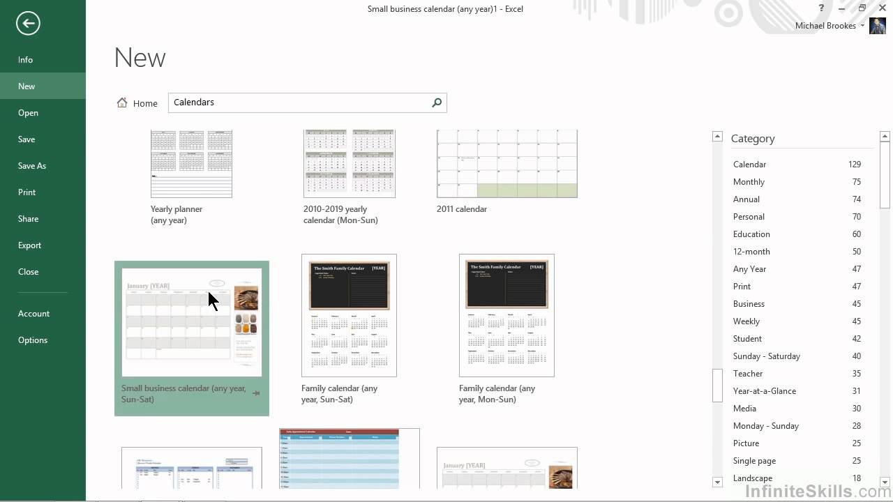 Microsoft Excel for Business Tutorial | Creating Scheduling and Marketing Calendars
