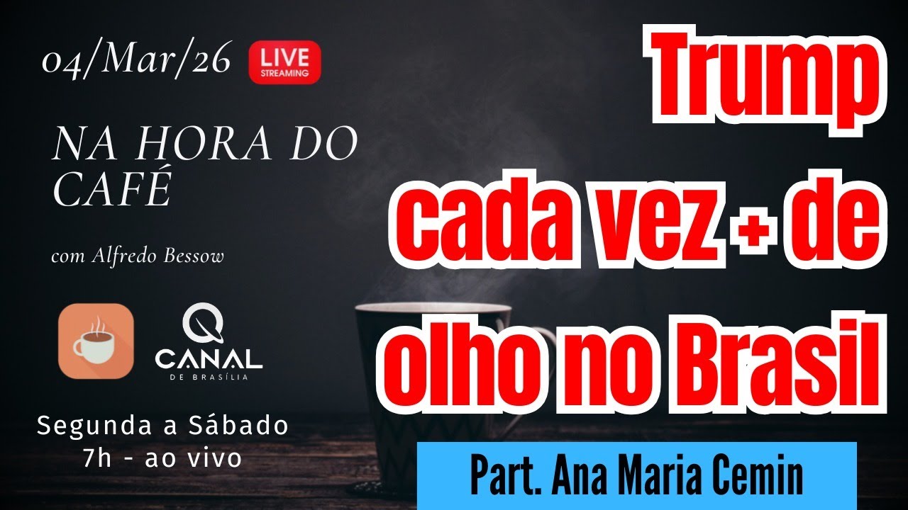 [04/03/2026] TRUMP cada vez mais DE OLHO NO BRASIL 📱