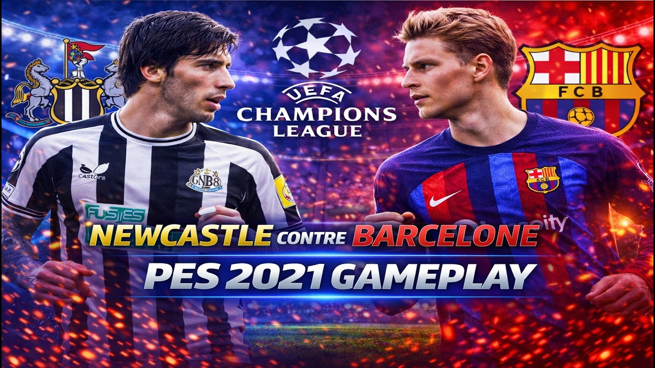 Newcastle - Barcelone EN DIRECT | Ligue des Champions de l&rsquo;UEFA 2026 | Match EN DIRECT Aujourd'hui