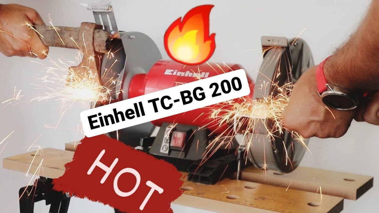 Einhell TC-BG  200  - Polizor de banc testat pana s-a încălzit
