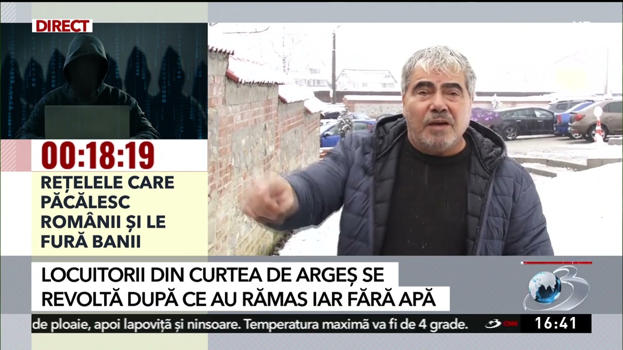 Locuitorii din Curtea de Argeș se revoltă după ce au rămas iar fără apă