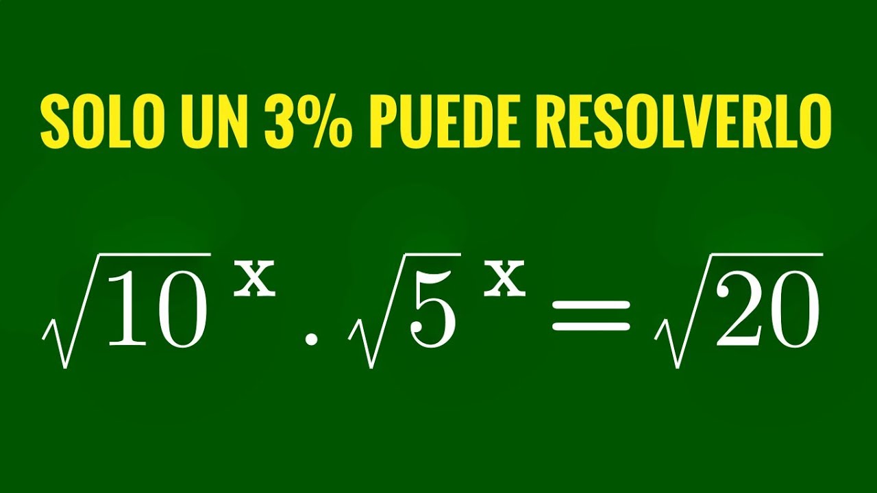 Una ecuación con tres raíces cuadradas/Muy pocos logran hallar x