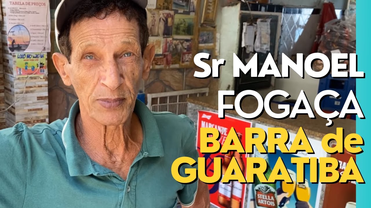 Um dos moradores mais antigos de Barra de Guaratiba