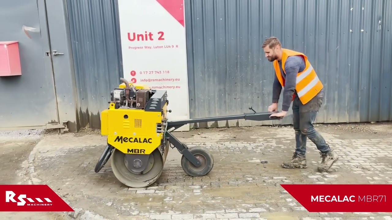 MECALAC MBR71 - SINGLE DRUM ROLLER - RS MACHINERY HIRE AND SALE