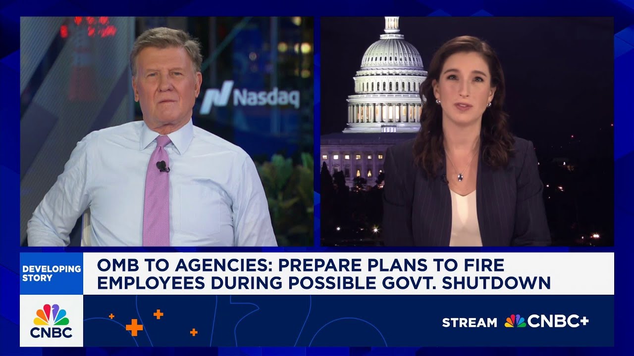 OMB to agencies: Prepare to fire employees during possible government shutdown