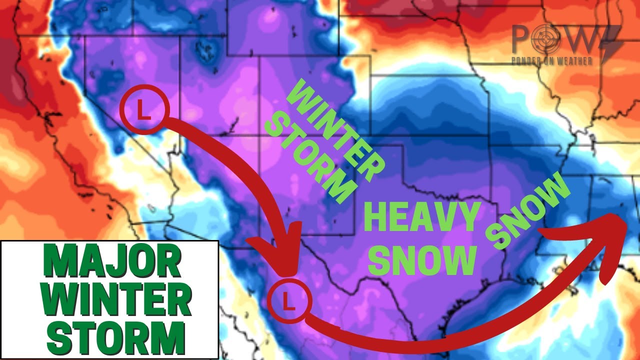 Major Winter Storm Forecast! POW Weather Channel