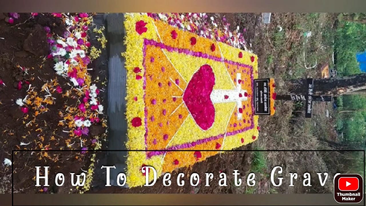 How To Decorate Grave With Real Flowers |
