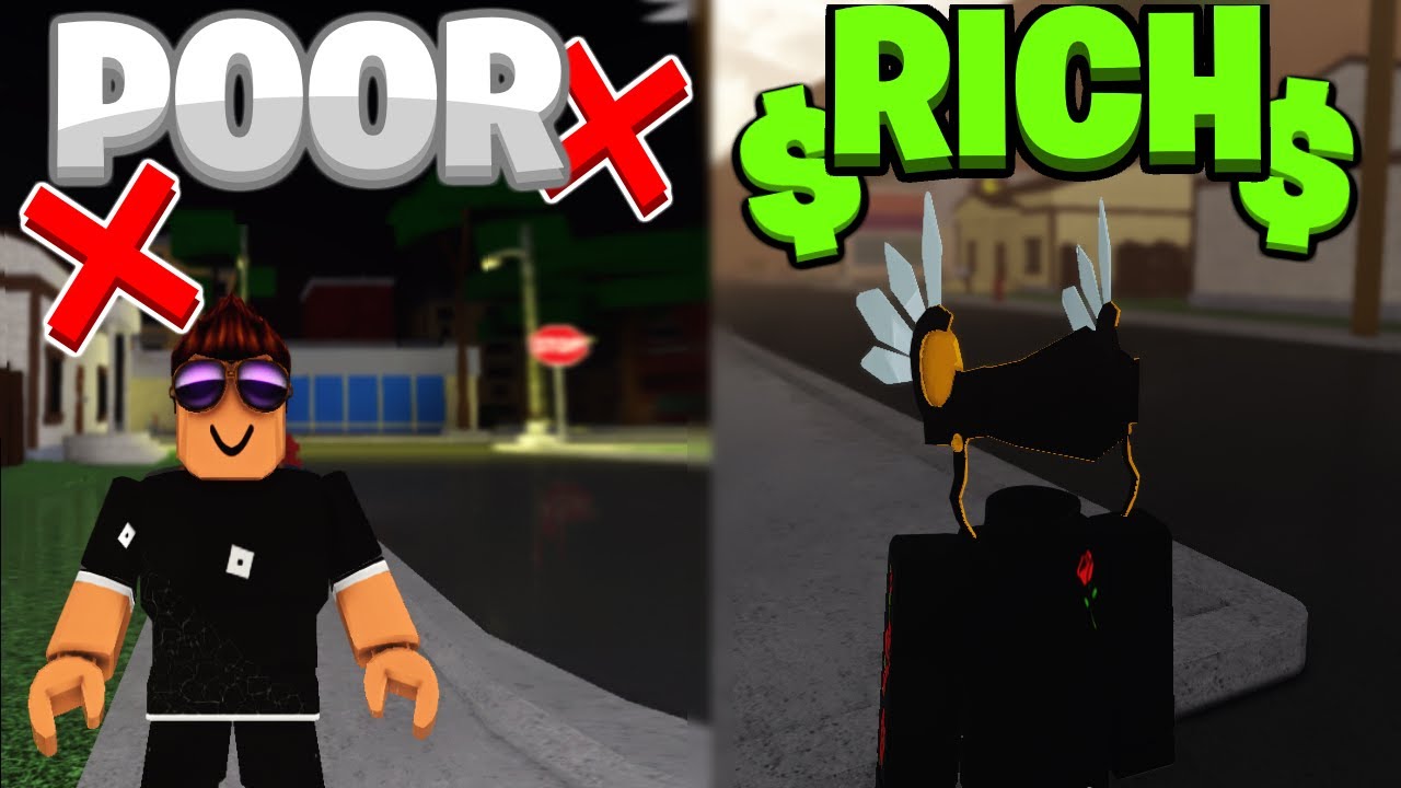 Pretending to be a NOOB then coming back RICH | Roblox DA HOOD