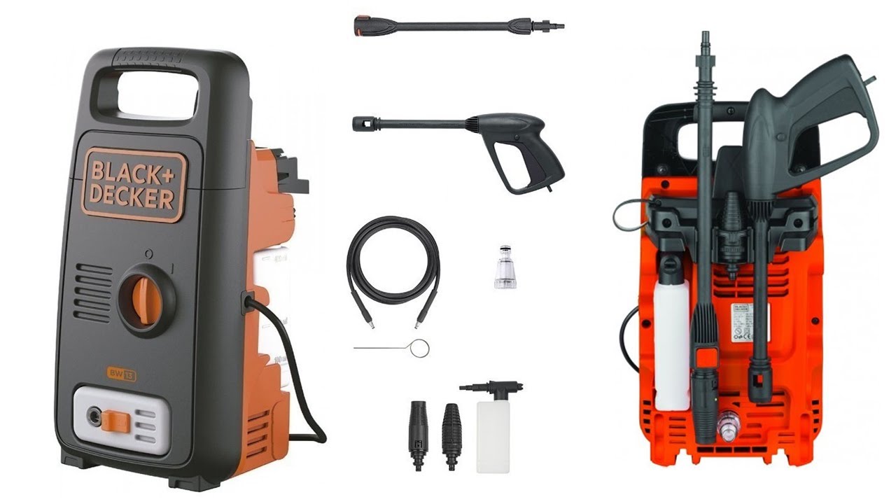 مراجعة مضخة غسيل بالضغط بلاك اند ديكر 100بار