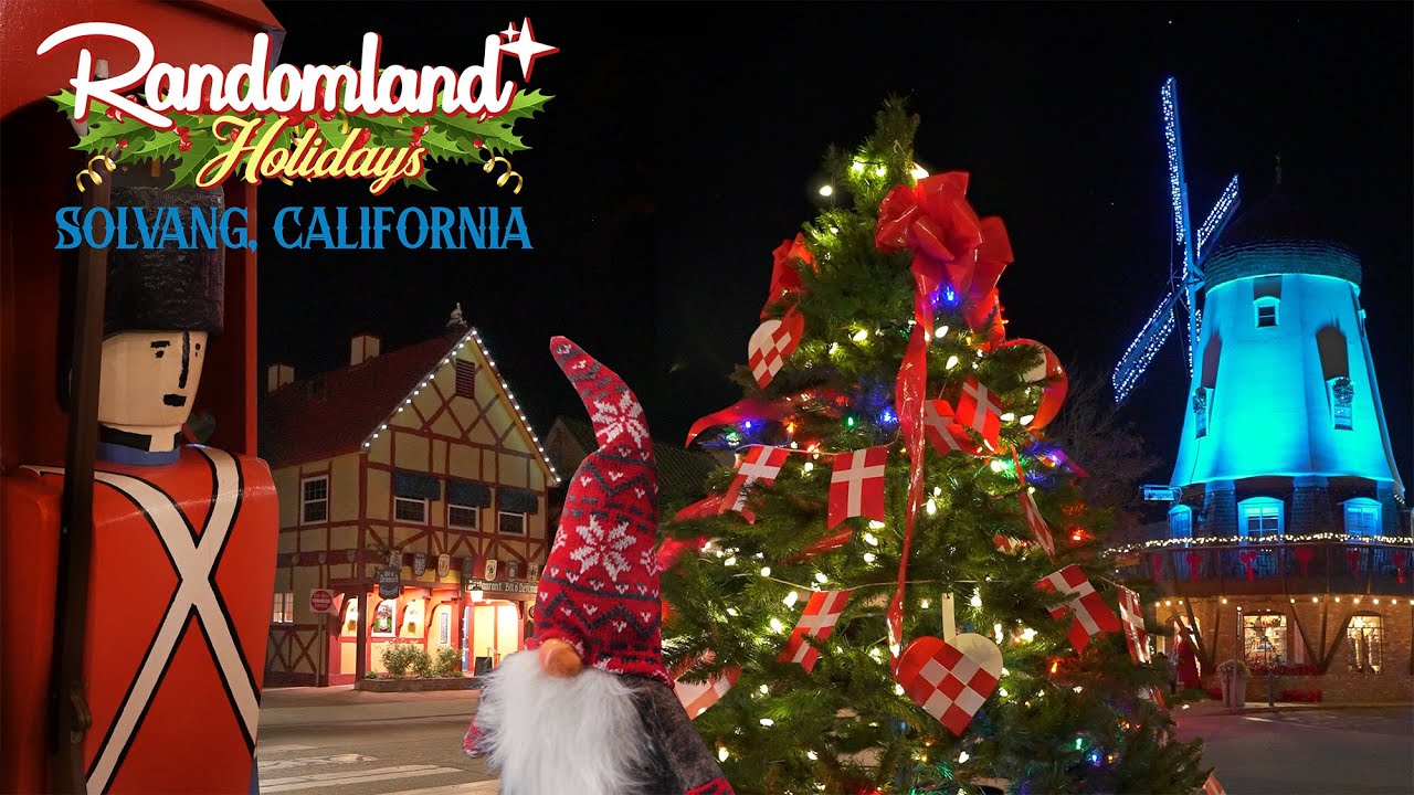Solvang at Christmas! Julfest begins in California's Fantasyland!