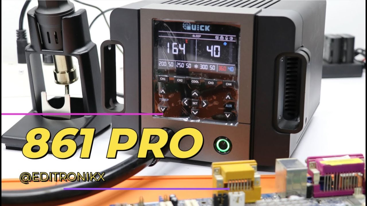 Nueva Estaciones de Calor  Quick 861 Pro Controlada por Voz! La Excelencia en Última Tecnología!