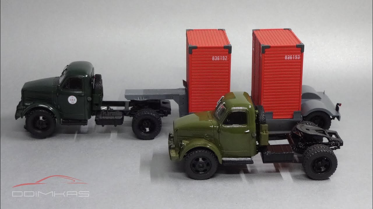 ГАЗ-51П седельный тягач || DiP Models VS Start Scale Models - Автоистория || Сравнительный обзор