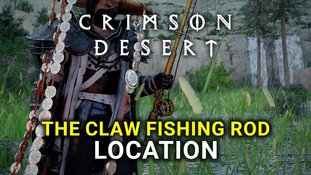 Crimson Desert - Where to Get The Claw Fishing Rod (Automatically Reel in Fish)