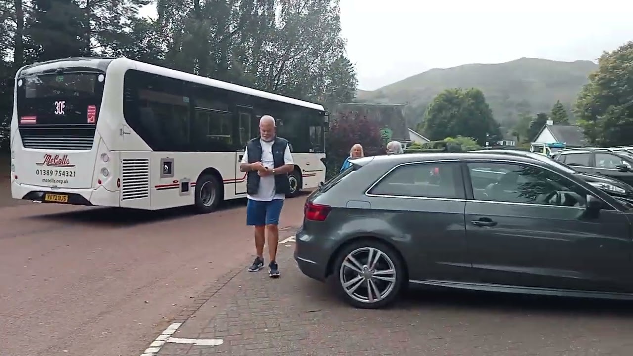 McColls bus Luss Visitor Centre (Loch Lomand, Scotland)