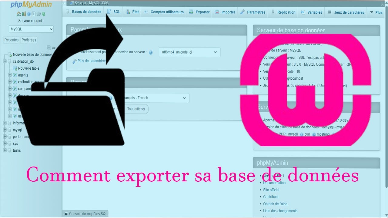Exporter une base de données sur WAMP Server (Guide simple pour débutants)