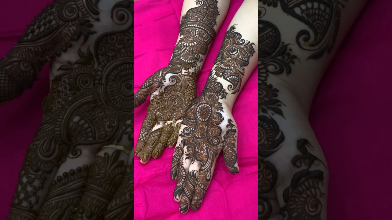 Sawan speacial Arabic mehndi🌿 #love #henna #henna art passion #hennatattoo #mehndi #arabicmehndi