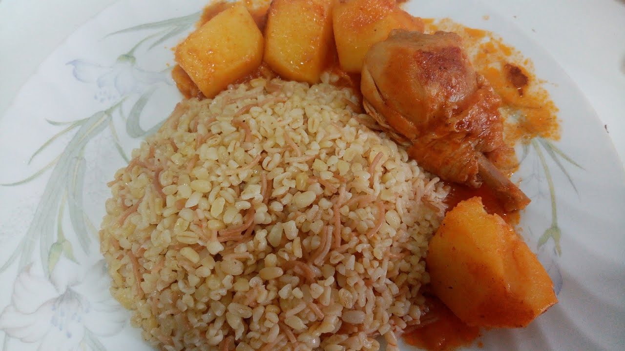 Bulgur with chicken #138 البرغل