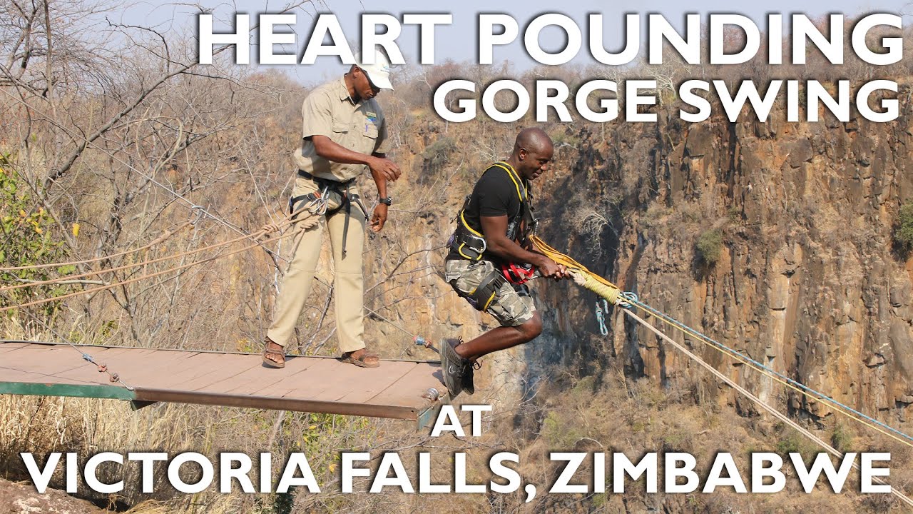 Thrilling Gorge Swinging Adventure at Victoria Falls, Zimbabwe
