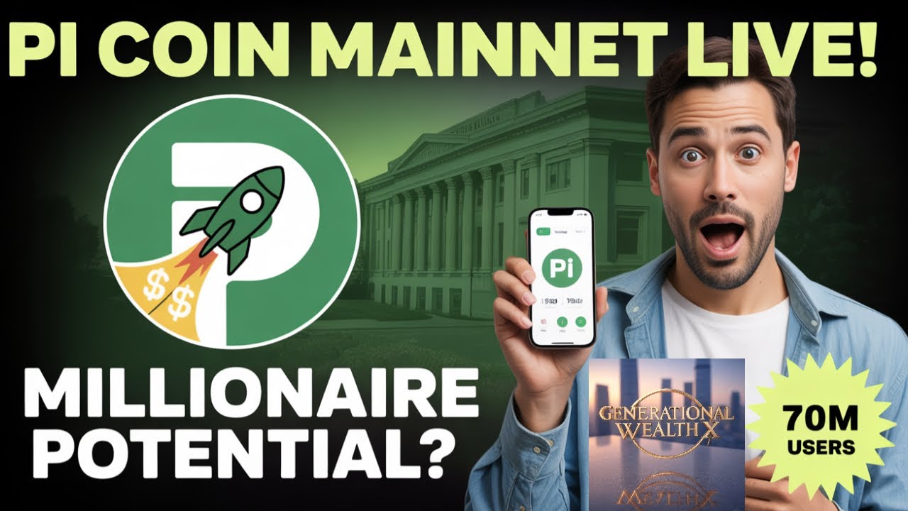 Pi Coin 2025 PRICE EXPLOSION: 70 Million Users, Mainnet LIVE &ndash; Millionaire Potential?