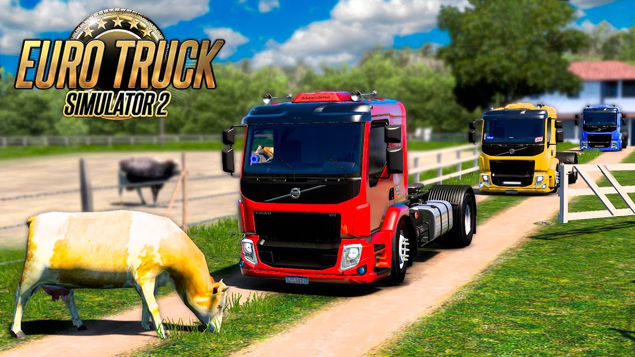 RD e O COMBOIO BARBEIRO NAS ESTRADAS DO BRASIL! - EURO TRUCK SIMULATOR 2 + G920