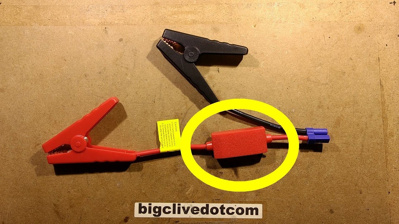 What's in the little red box on some jump-start leads?  (Guess first.)