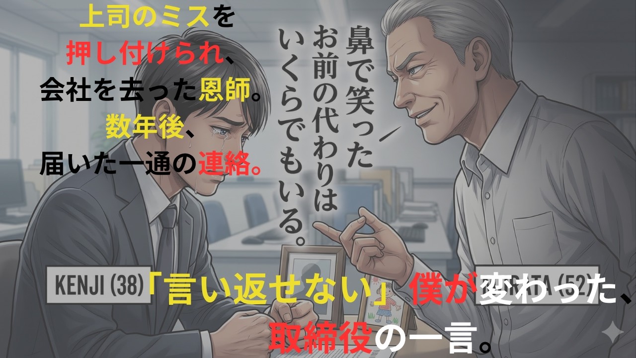 「お前の代わりはいくらでもいる」と鼻で笑ったパワハラ上司。役職を剥奪され僕に泣きついてきたが…→「村田さん、その言葉お返しします」