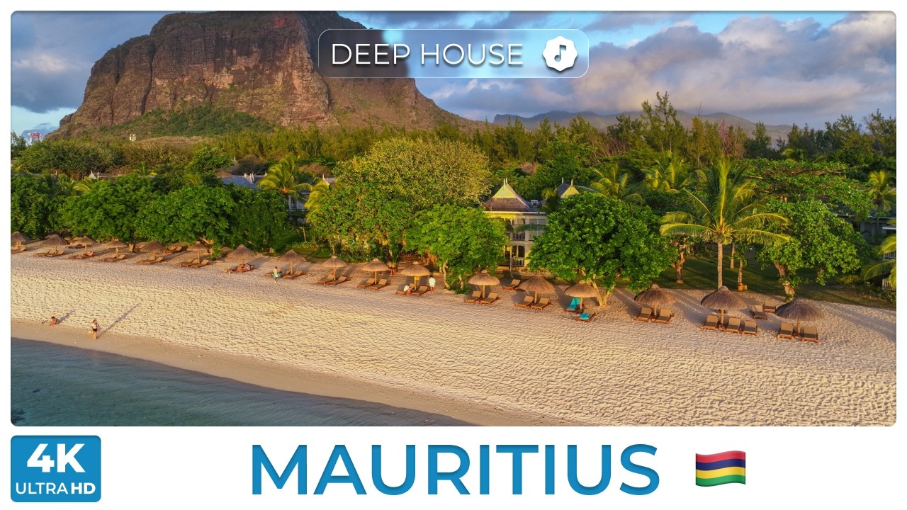 🌴 Mauritius in 4K &ndash; underwater waterfall, tropical beaches, and relaxing Deep House music