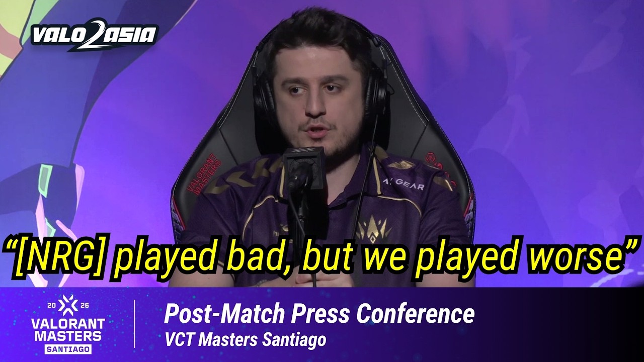 BBL Esports (BBL против NRG) | VALORANT Masters Сантьяго | Послематчевая пресс-конференция