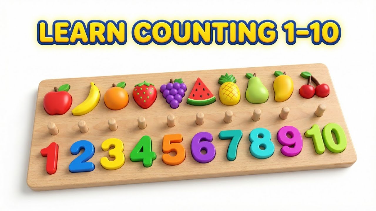 Learn Counting from 1 to 10 Fun Numbers for Kids | Counting Video for Kids | Learn Numbers 1 to 10