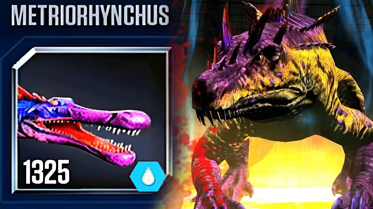 POSTOSUCHUS 6 STAR VS METRIORHYNCHUS | JURASSIC WORLD THE GAME