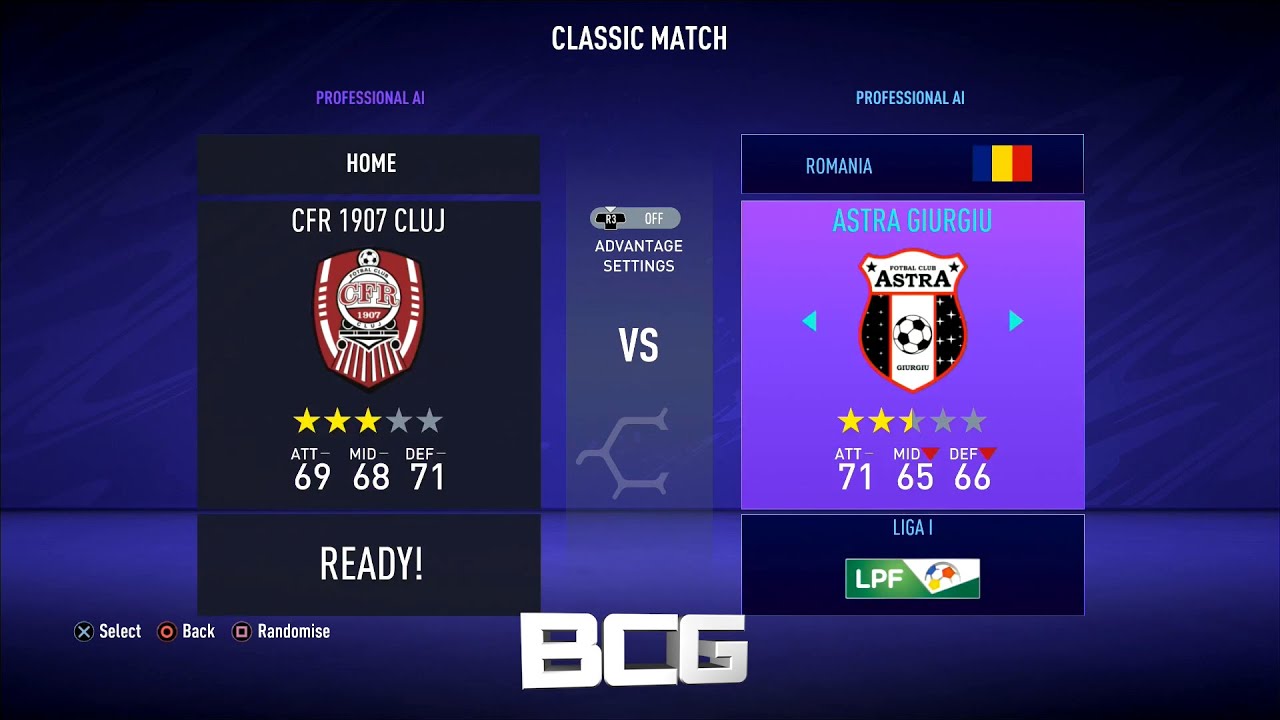 Fifa 21 Romanian Liga 1 Ratings & Kits